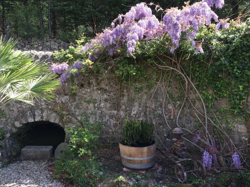 Vue extérieure de la grande maison